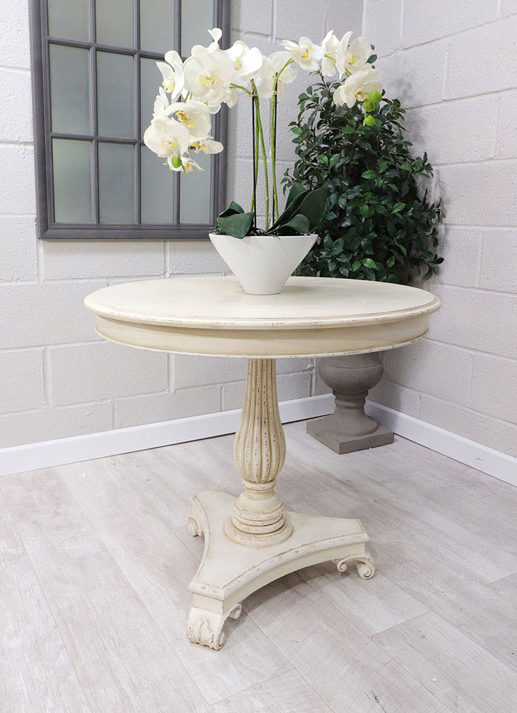 French Style Ivory Small Dining Table