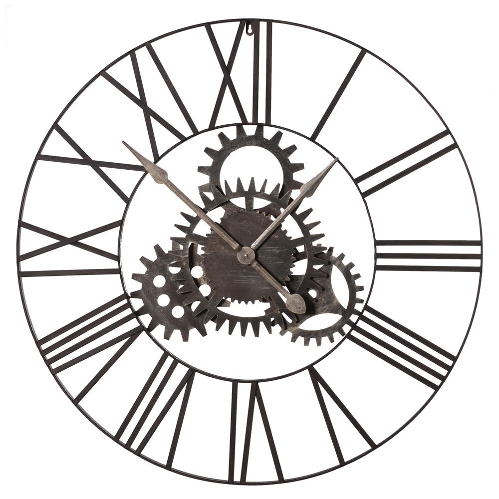 Metal Cogs Clock