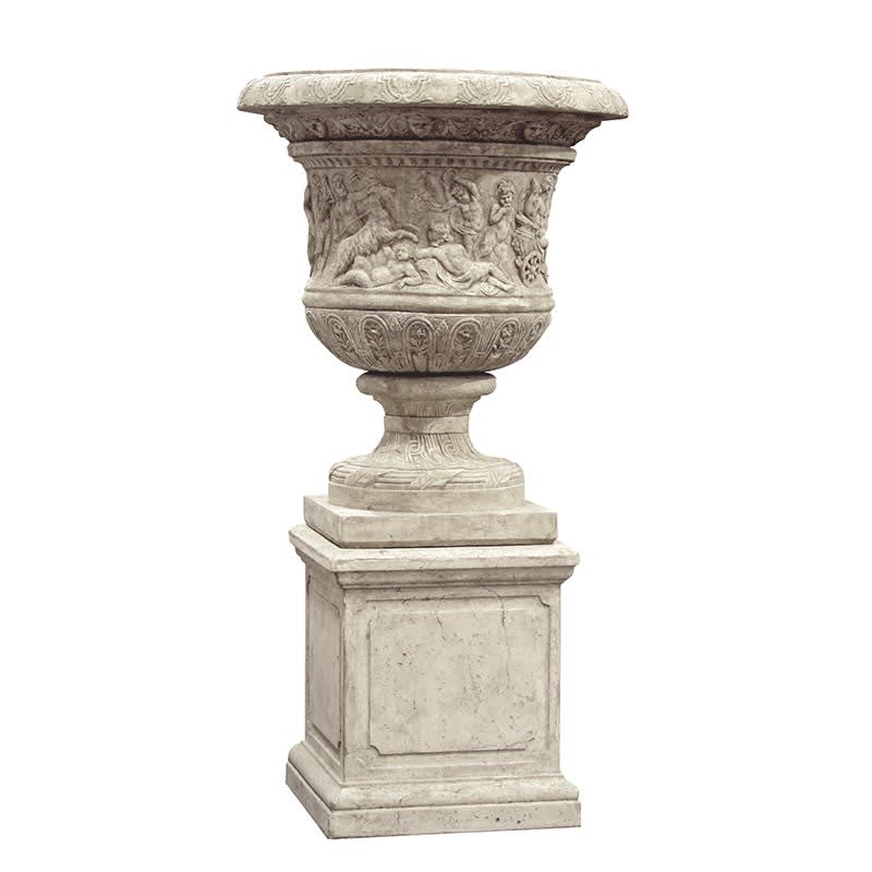 Large Versailles Urn on Plinth