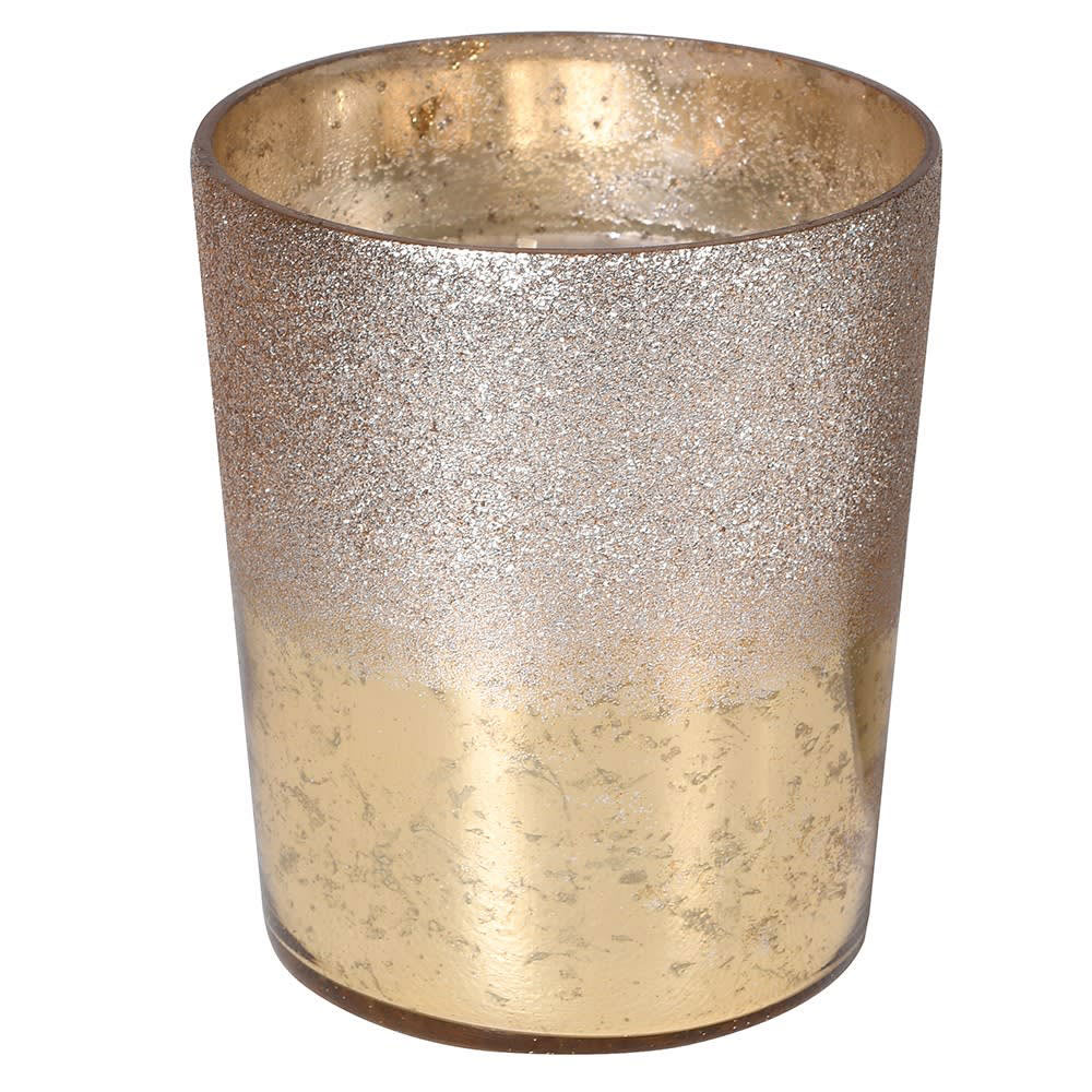Hearth and Birch Gold Glitter Candle