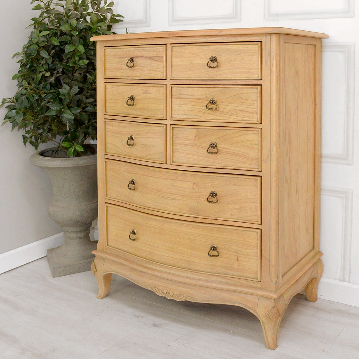 Limoges French Tall 8 Drawer Chest of Drawers by Baker Furniture