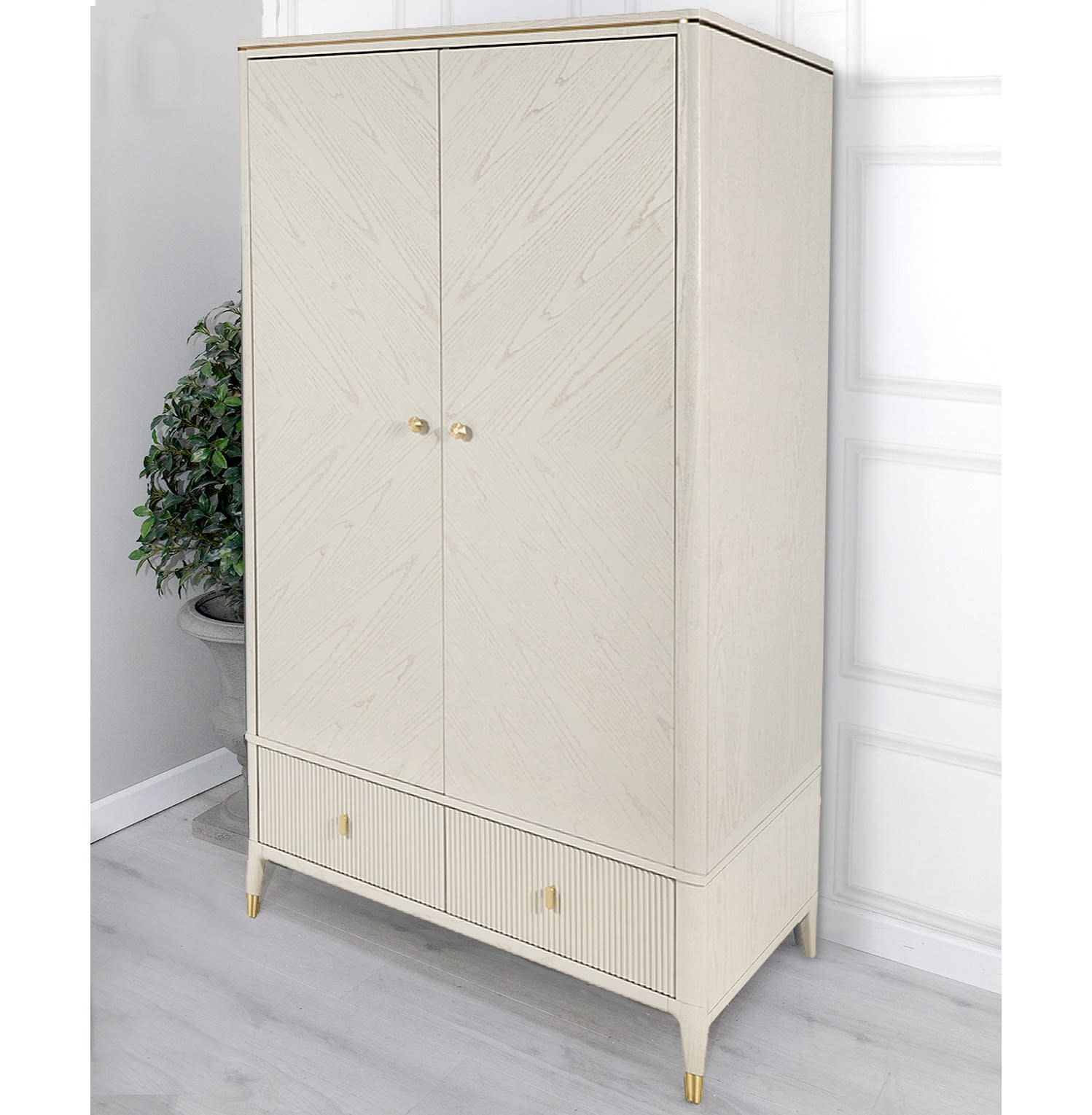 Vida Diletta 2 Door 2 Drawer Wardrobe