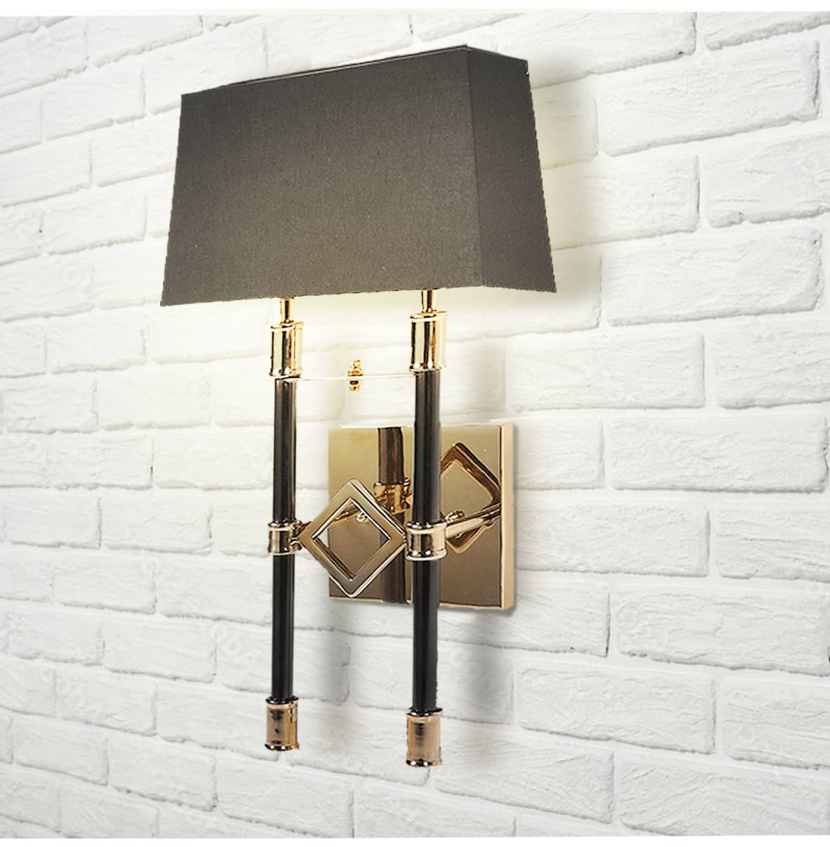 Double Gold Wall Light