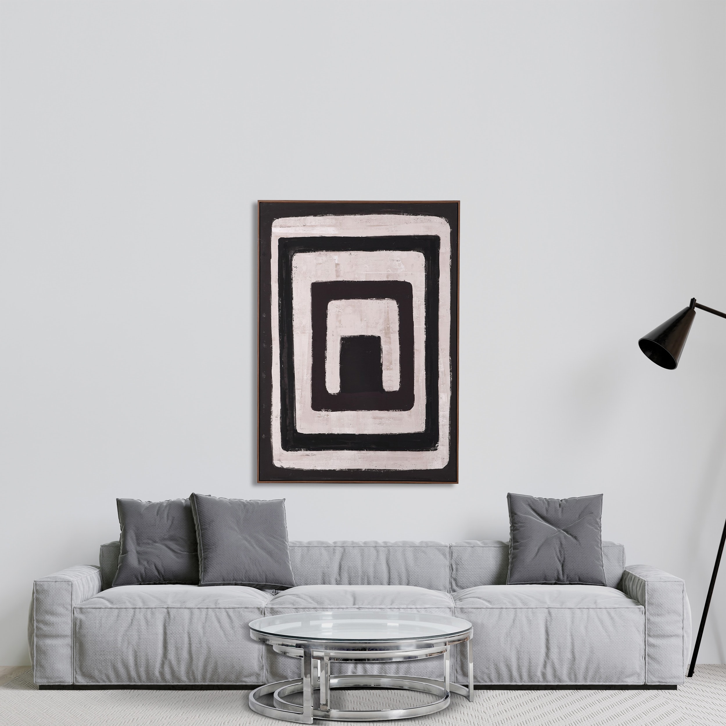 Black Abstract Wall Canvas