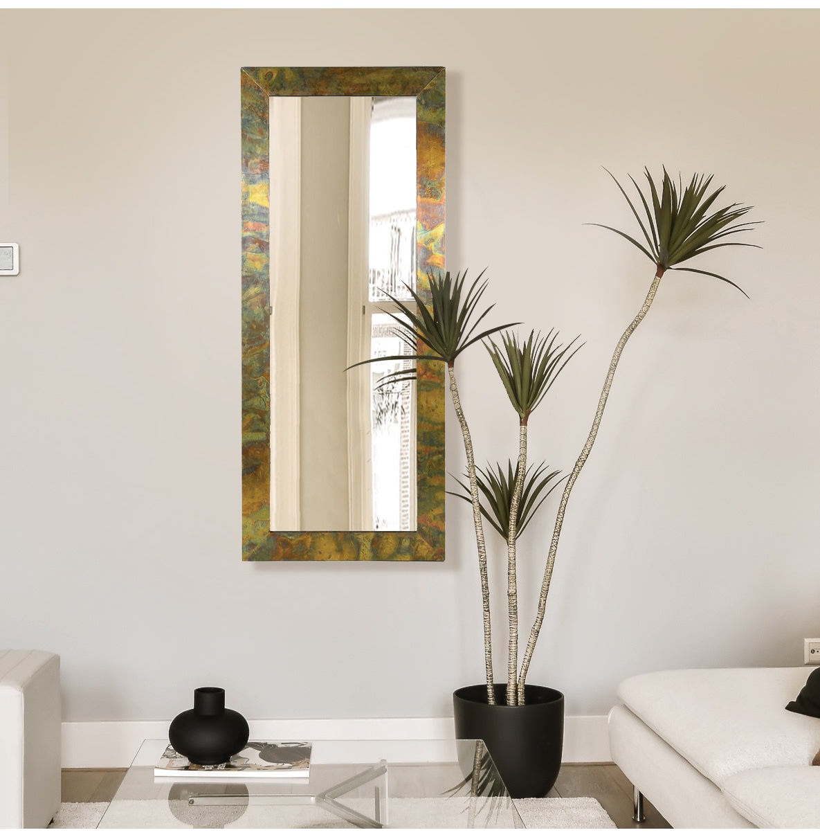 Oil Slick Effect Wall Mirror