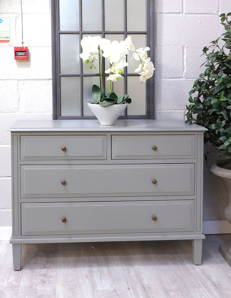 Portobello Grey 4 Drawer Chest