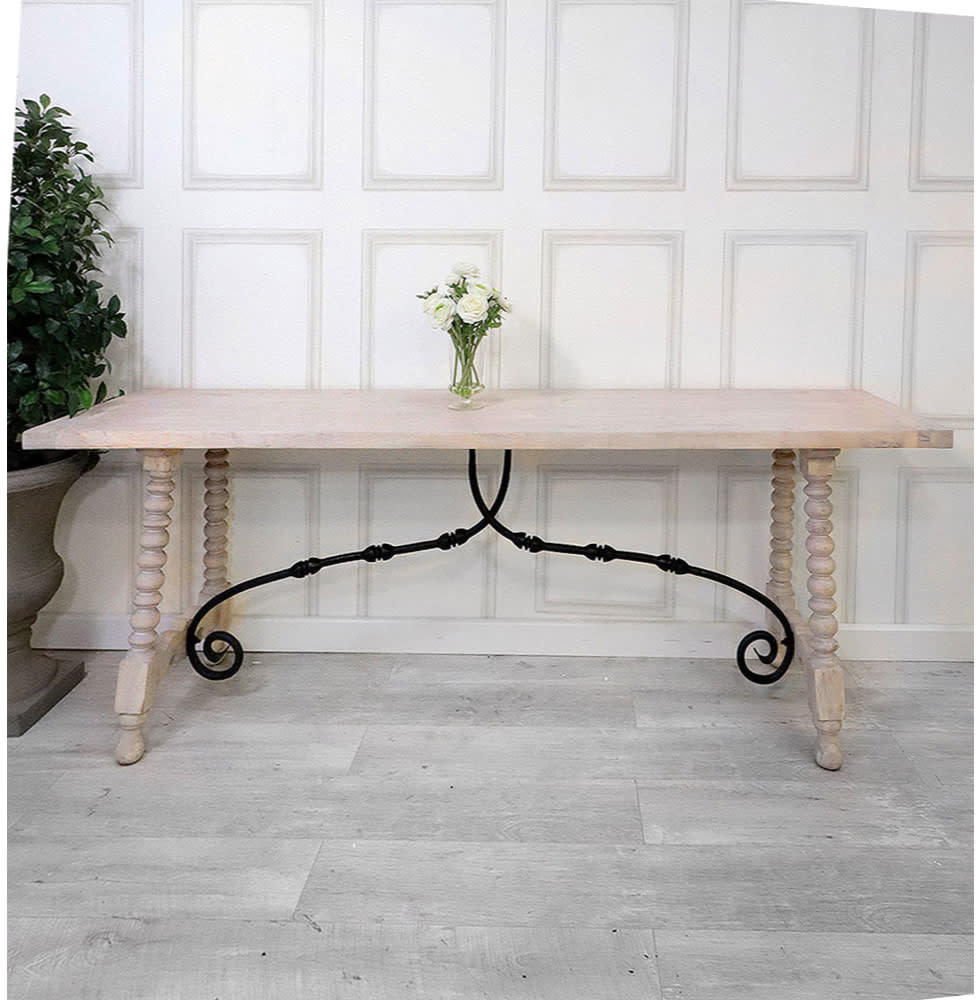 Francais Grande Long Console Table