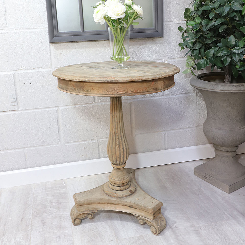 French Style Reclaimed Small Table