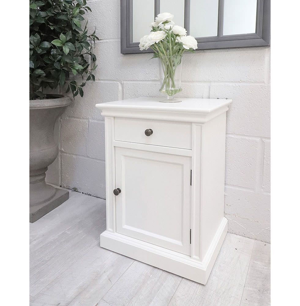 Portobello Warm White Pot Bedside