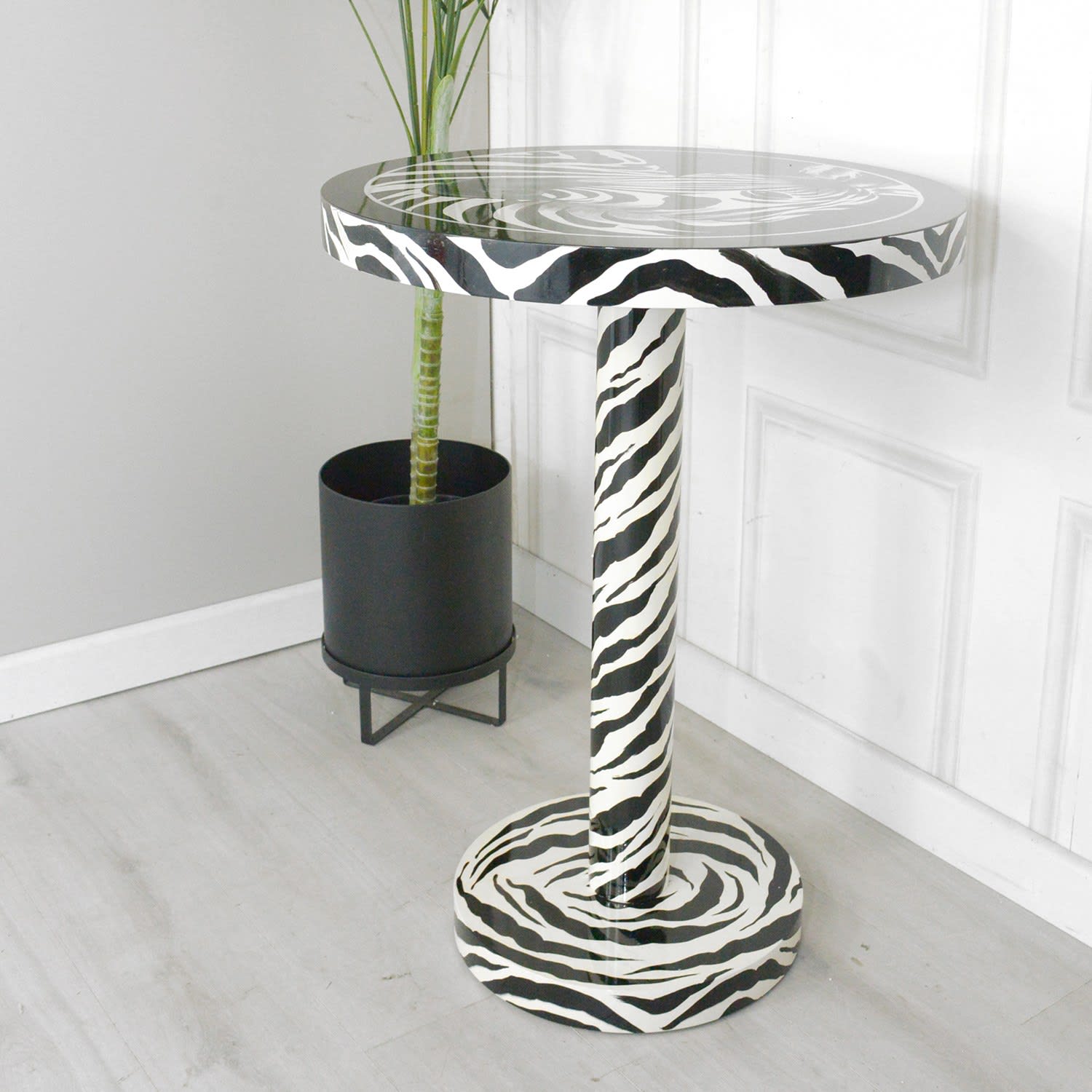 Zebra Large Side Table