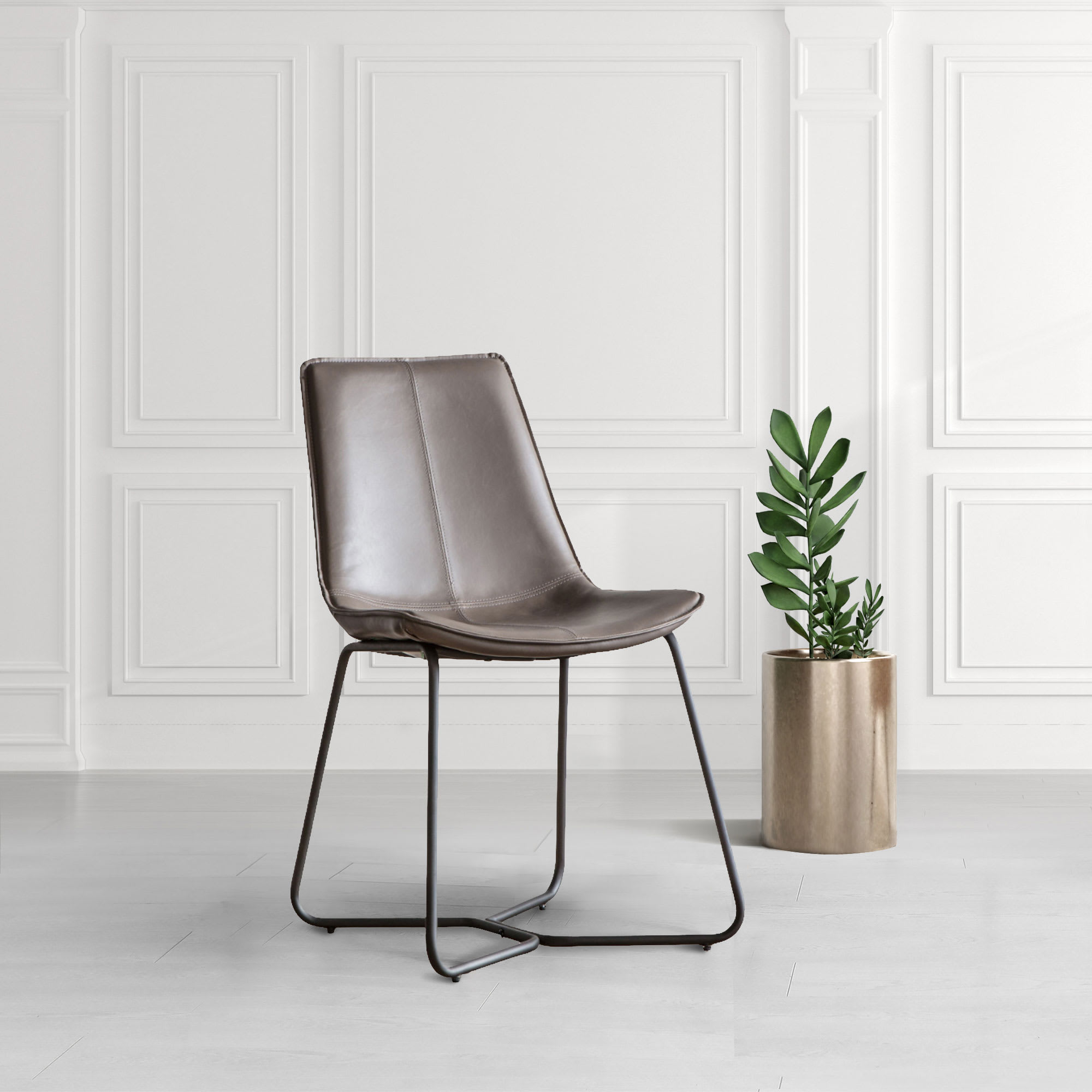 Alkham Ember Faux Leather Dining Chair