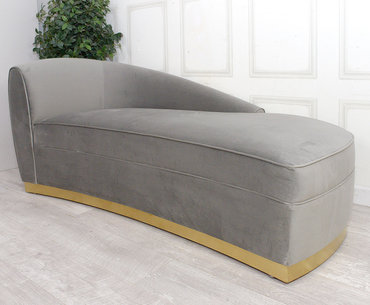 Beaufort Grey Chaise Longue