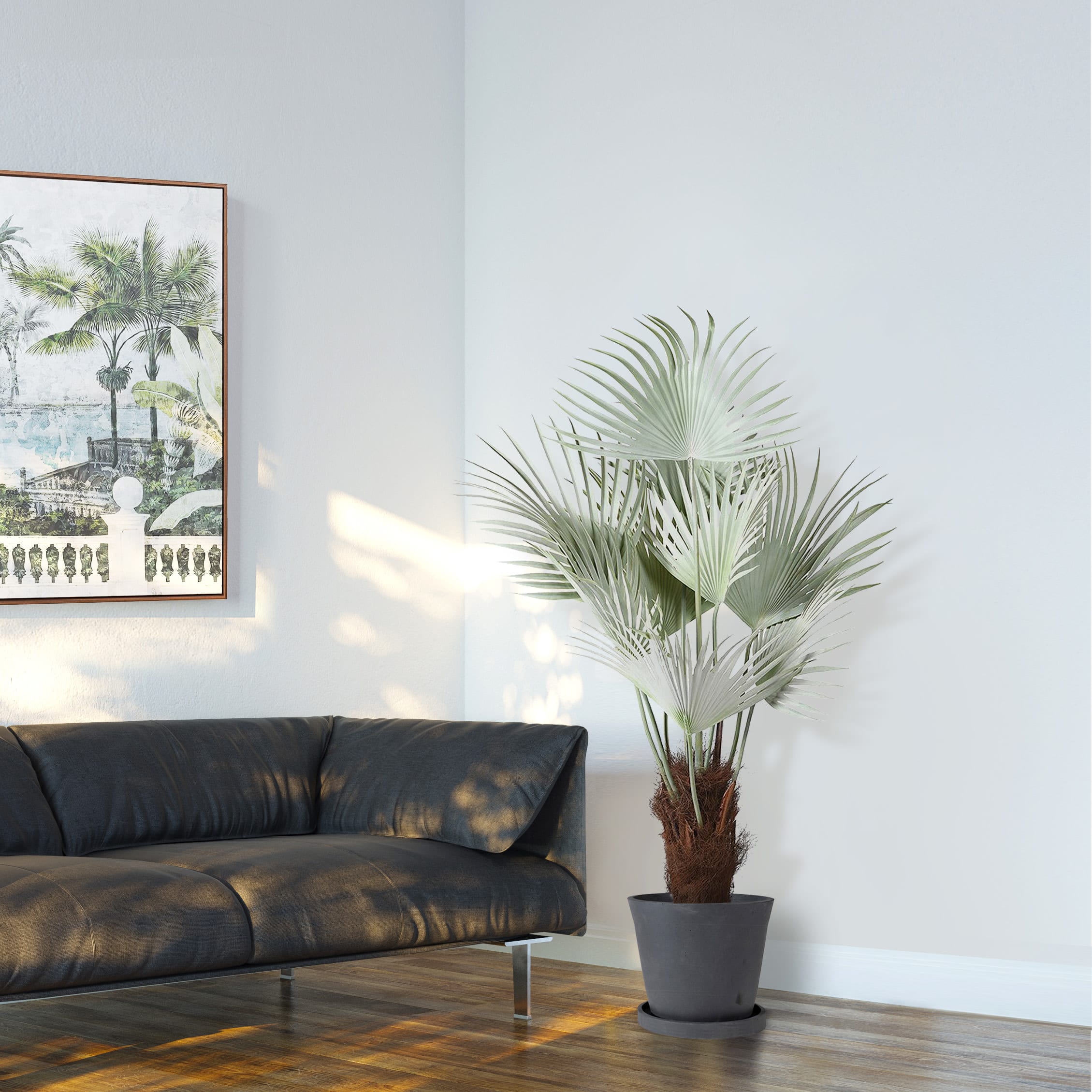 Faux Mexican Large Palm Tree