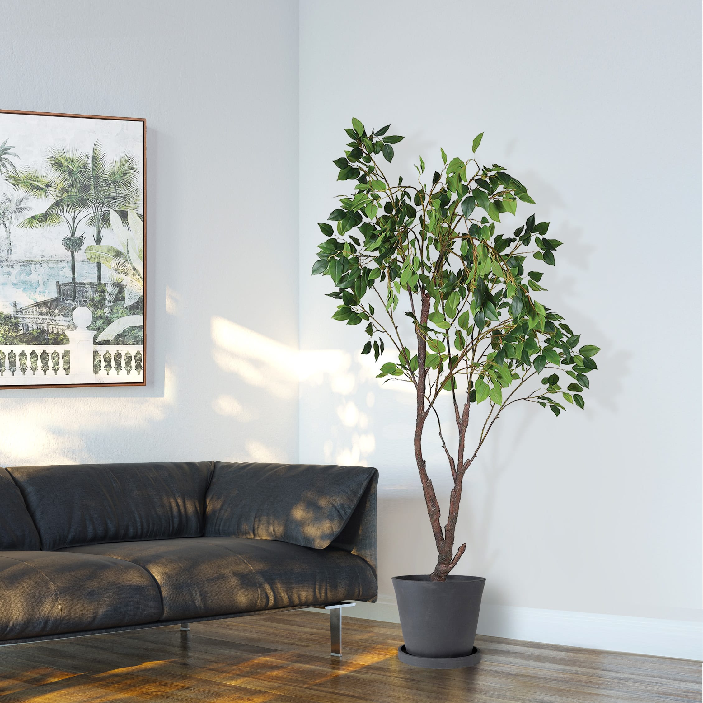 Faux Tall Ficus Tree