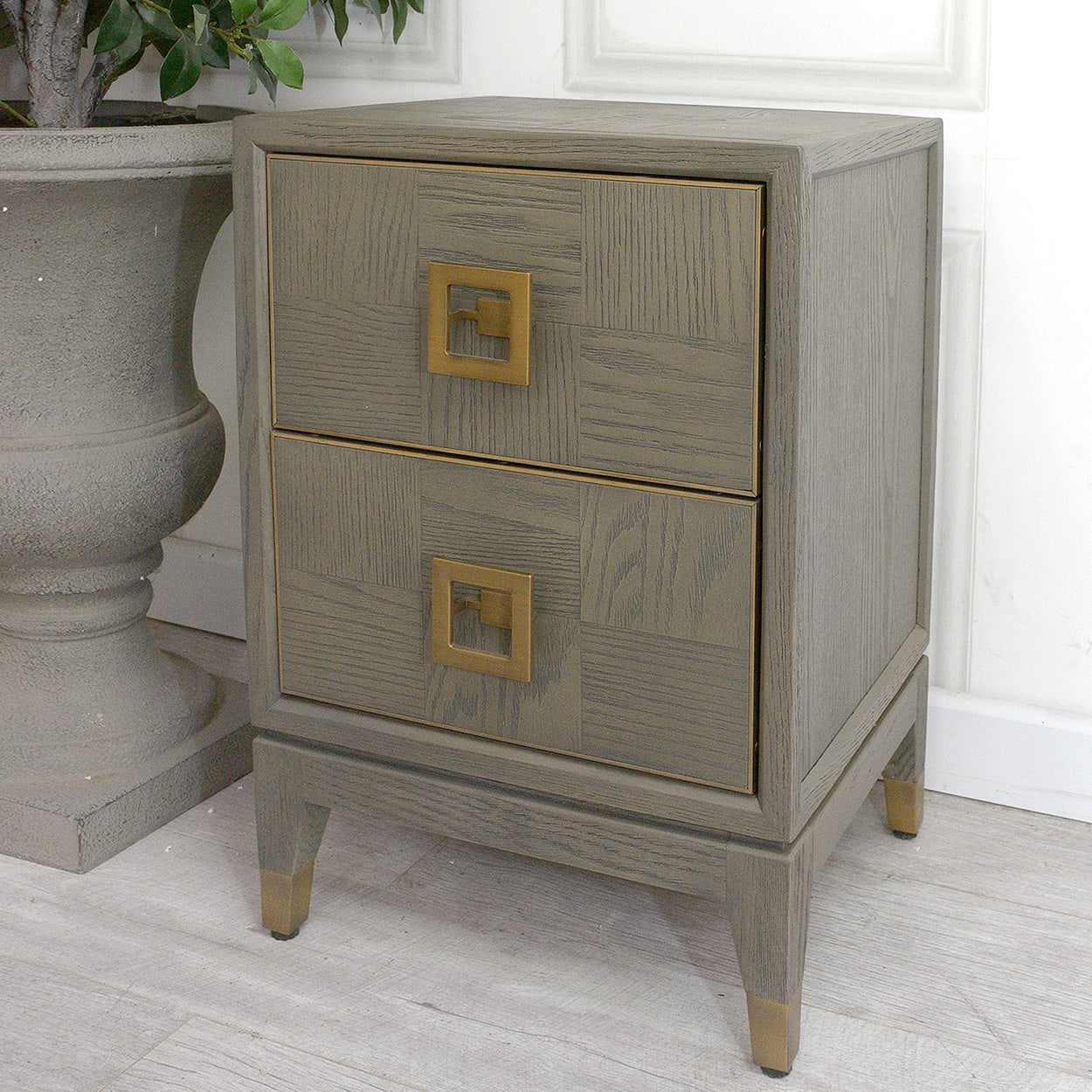 Astor Squares Bedside Table from the Boho Furniture Collection