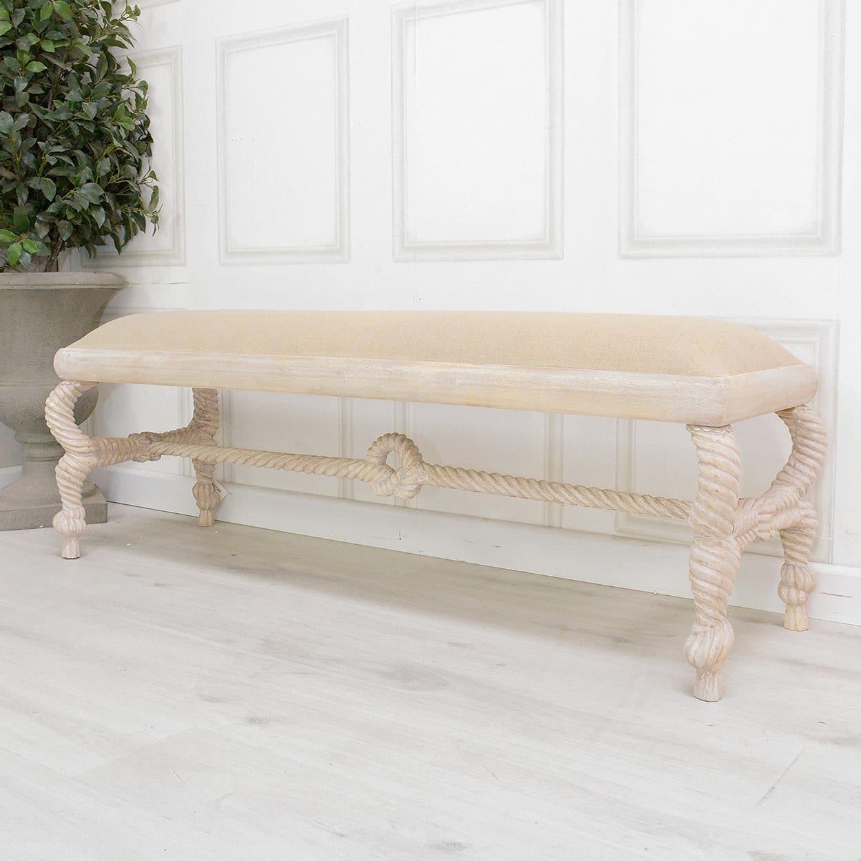 Francais Grande Weathered Bench