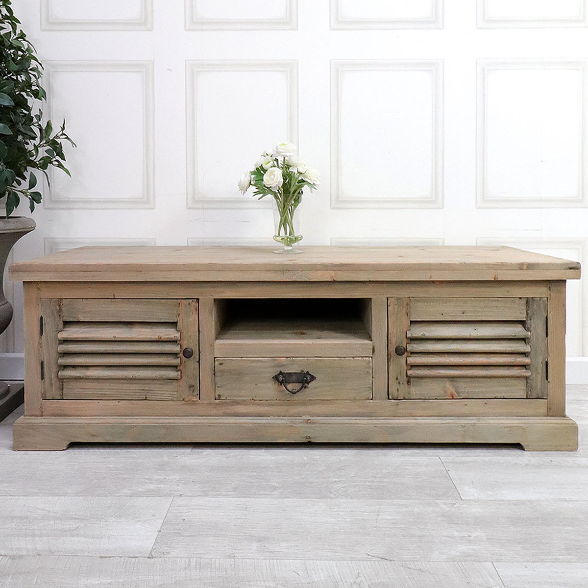 French Style Reclaimed TV Unit