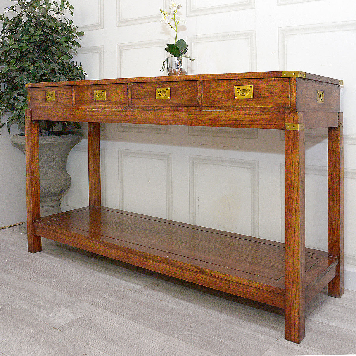 Napoleon 4 Drawer Hall Console Table