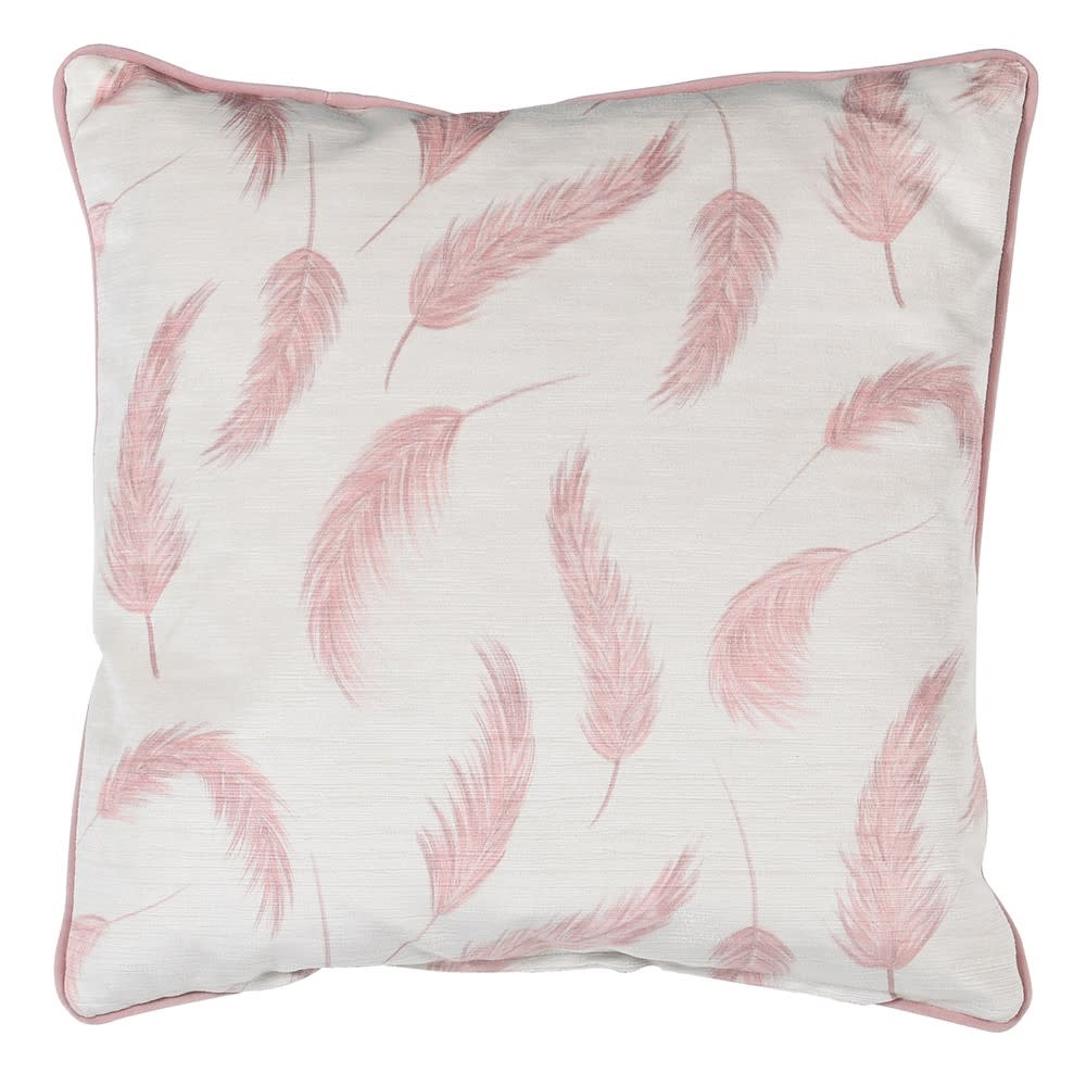 Dusty Pink Pampas Print Cushion