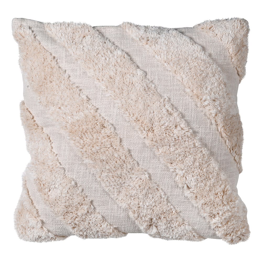 Natural Cotton Tufted Cushion