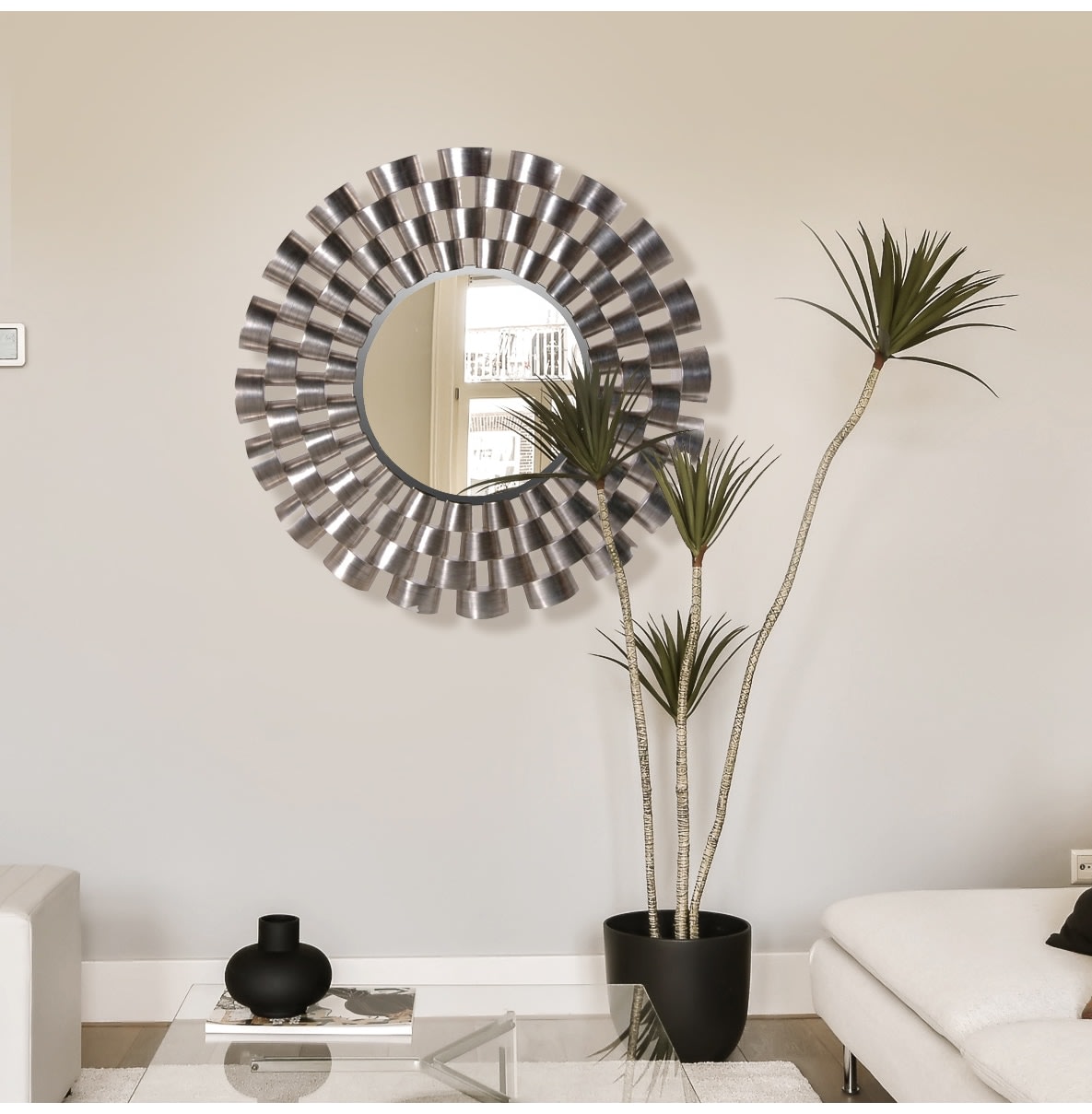 Jubilee Modern Round Mirror