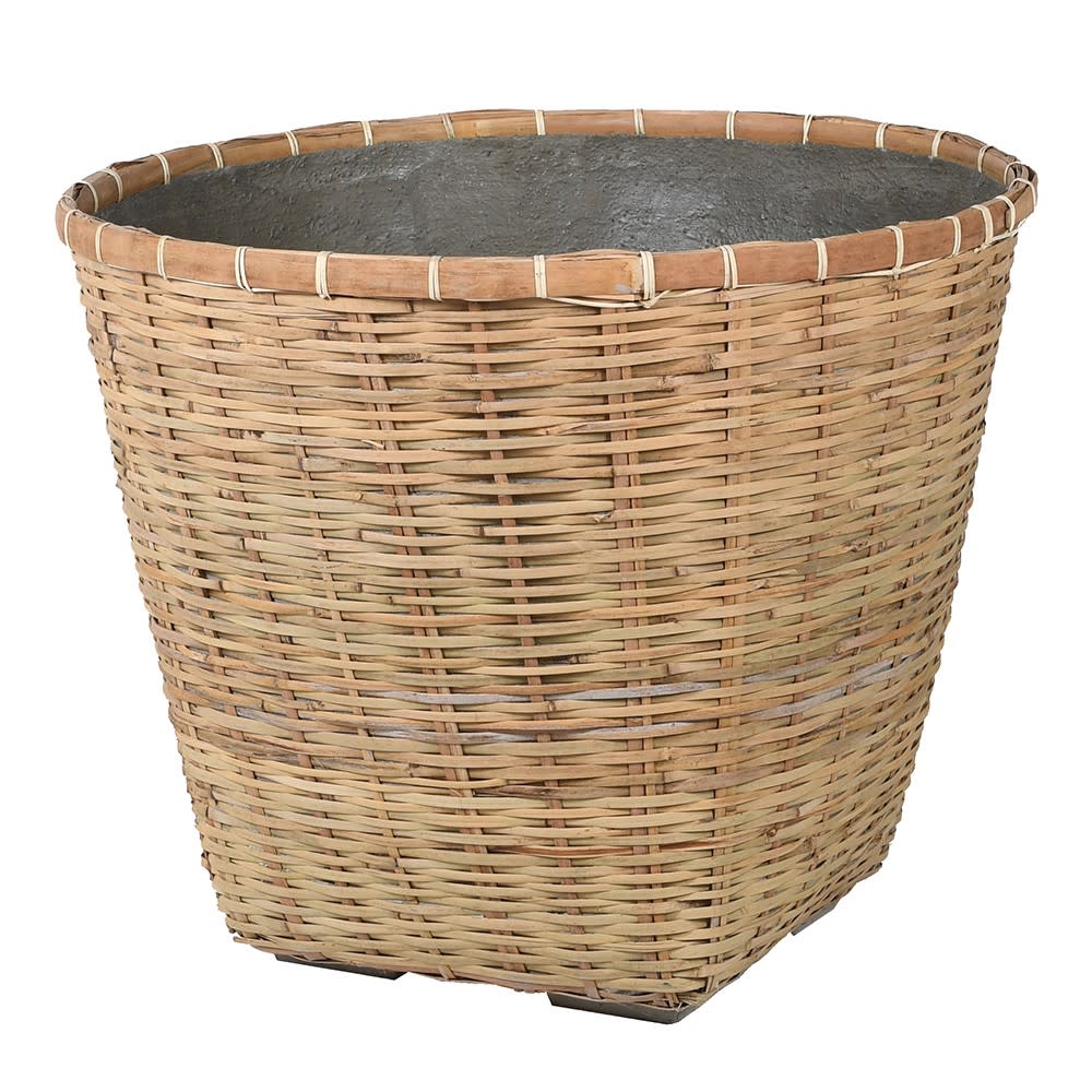 Large Bamboo Wicker Planter