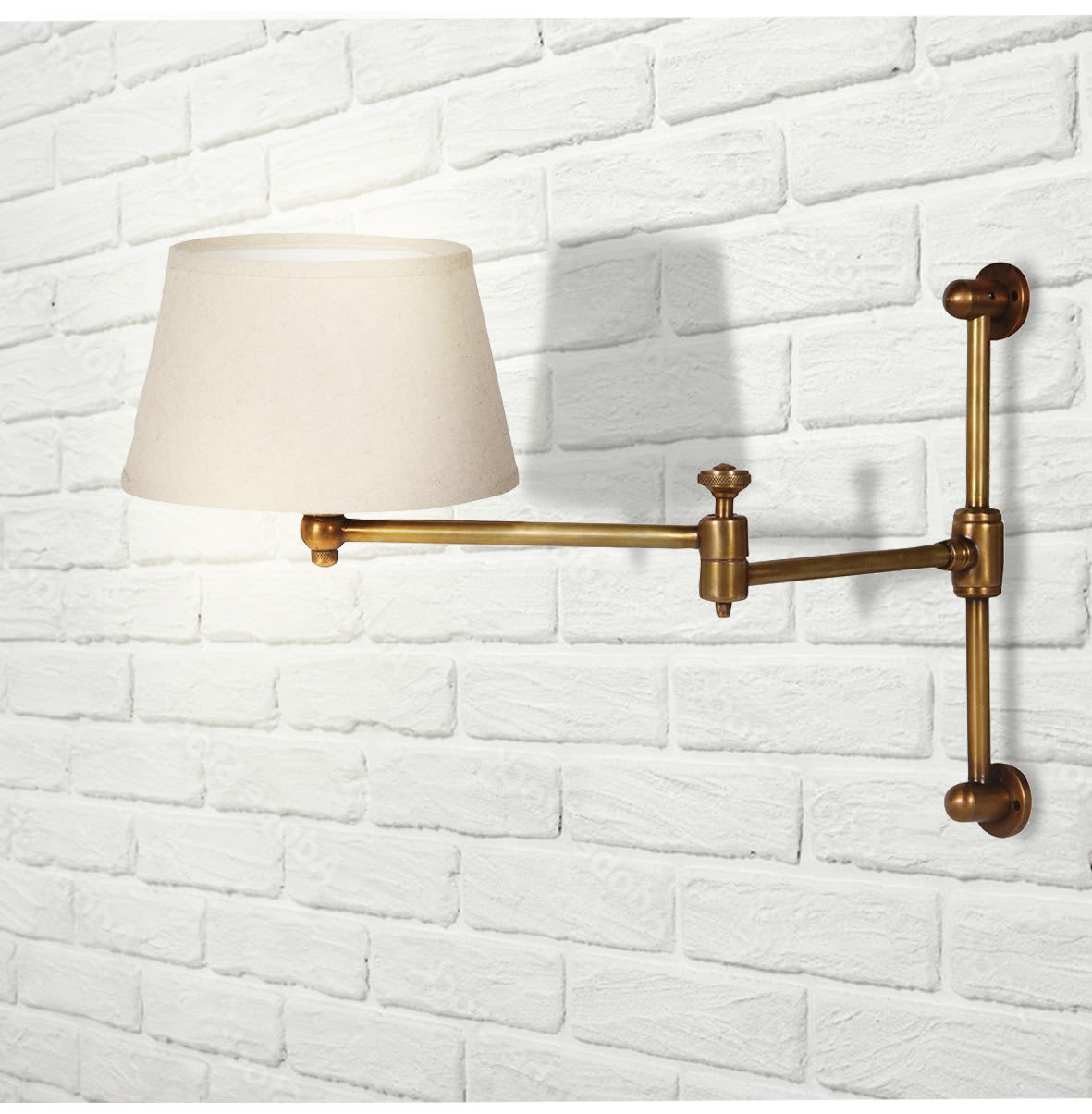 Adjustable Wall Lamp with Shade