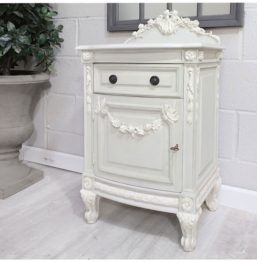 French Style Classic Bedside Table