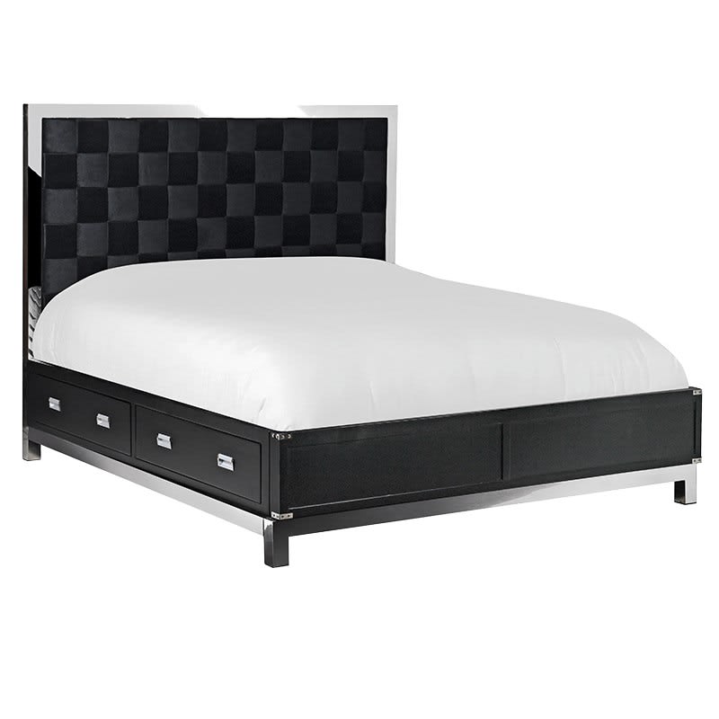 Manor Black 6ft Bed with Drawers