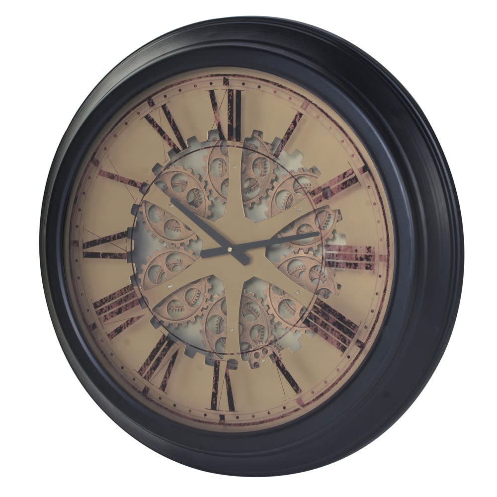 Industrial Gears Round Wall Clock