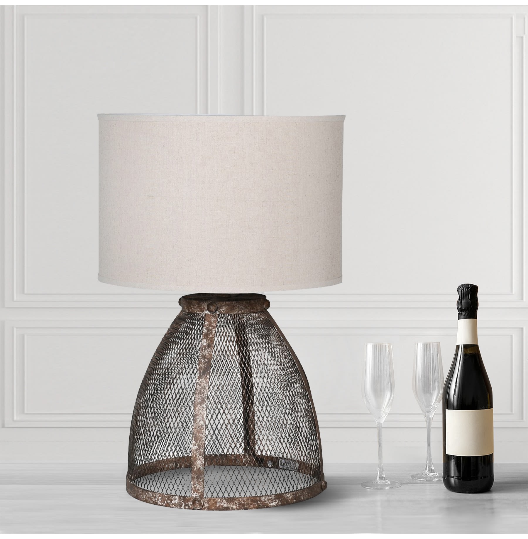 Mesh Style Table Lamp