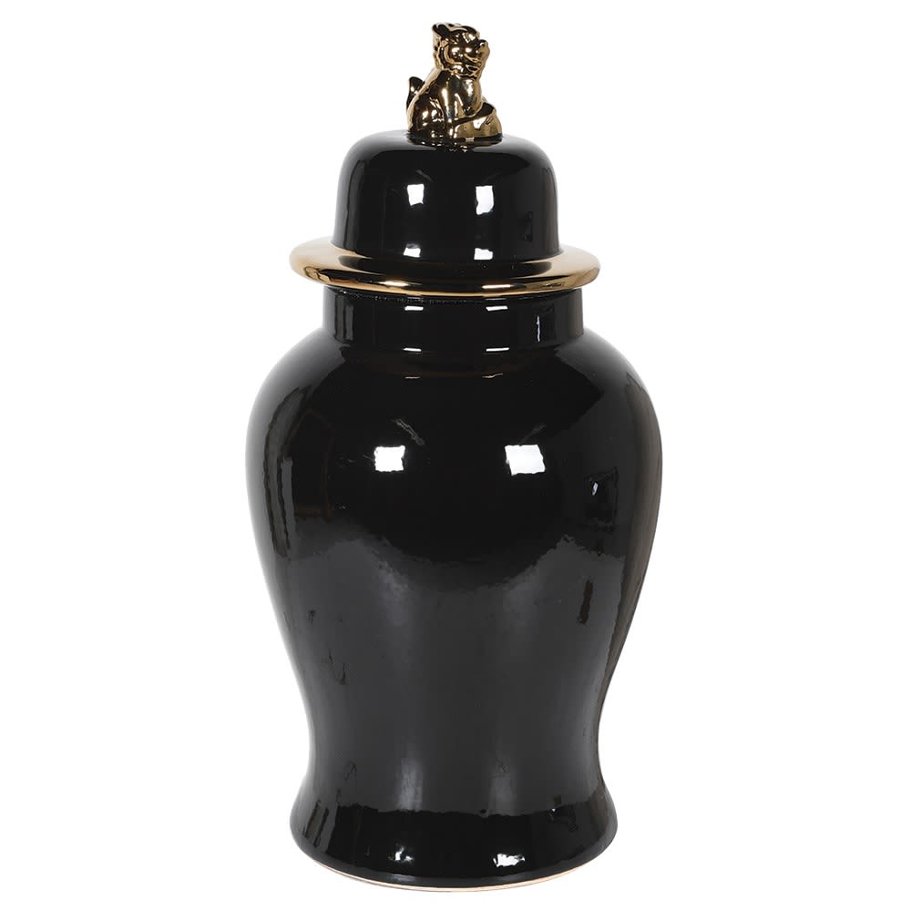 Black and Gold Jar