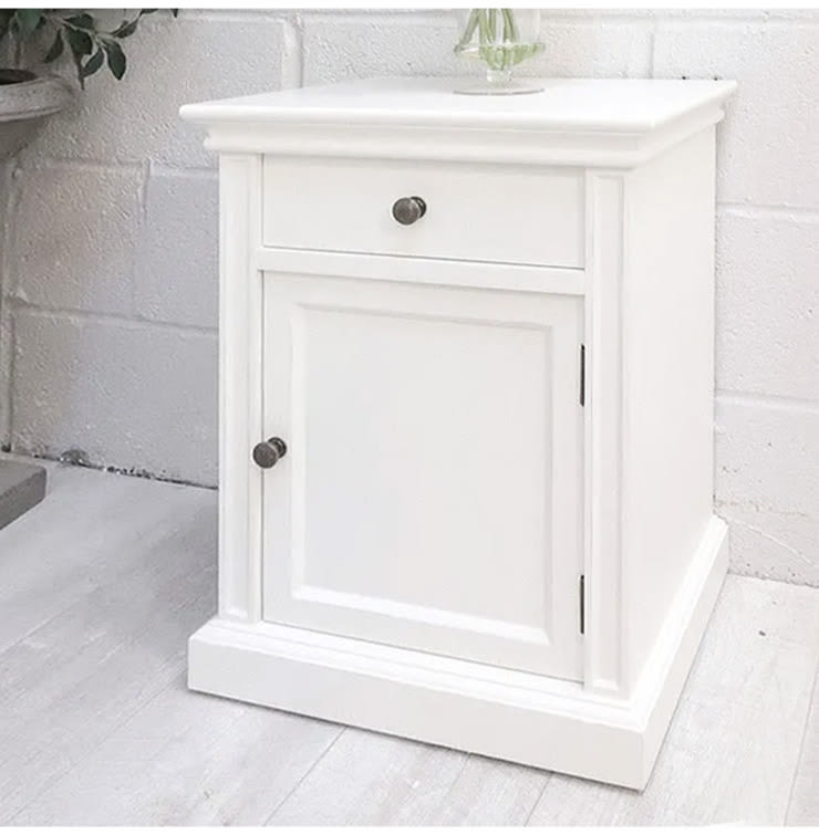 Portobello Warm White Pot Bedside