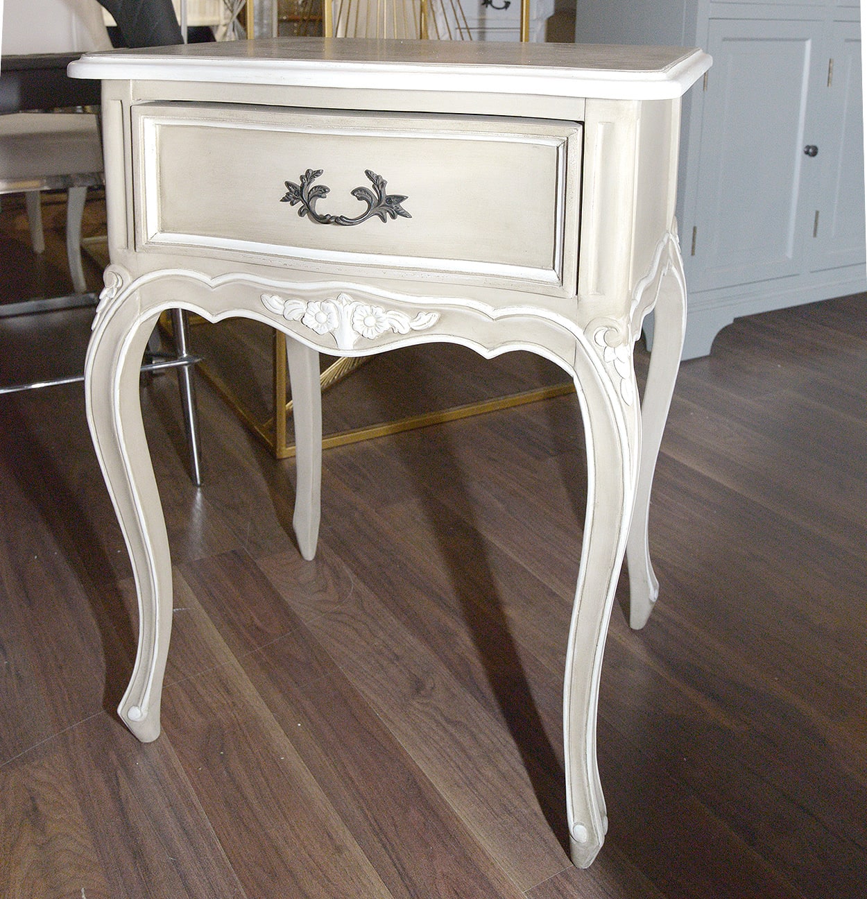 French Style Olive Bedside