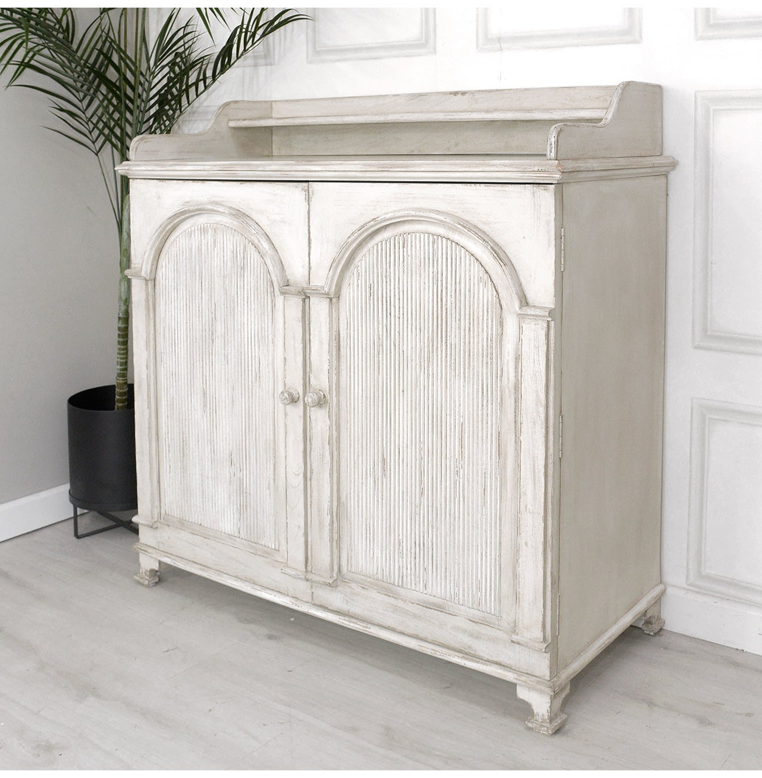 Augustine Ribbed Front 2 Door Cupboard