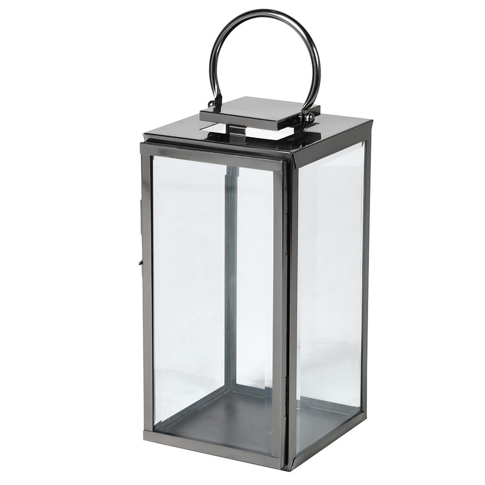 Small Smoked Lantern with Handle