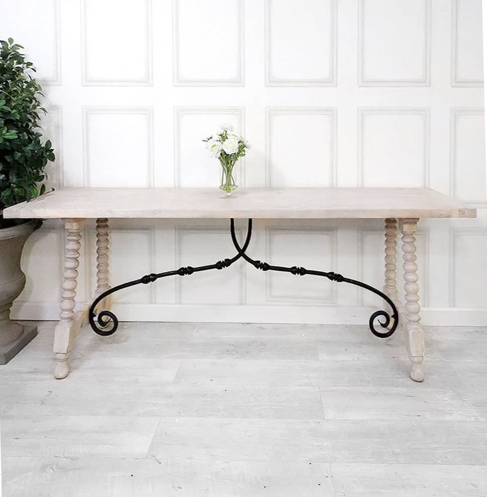 Francais Grande Long Console Table