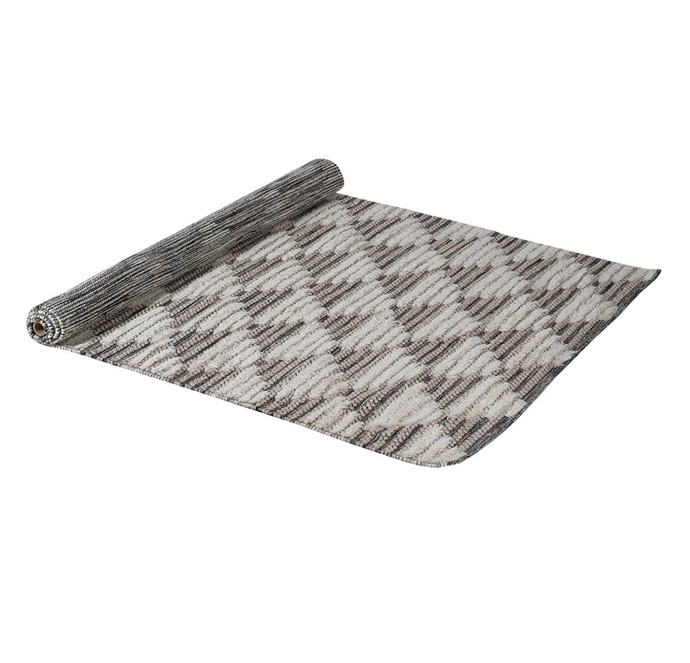 Grey Patterned Rug