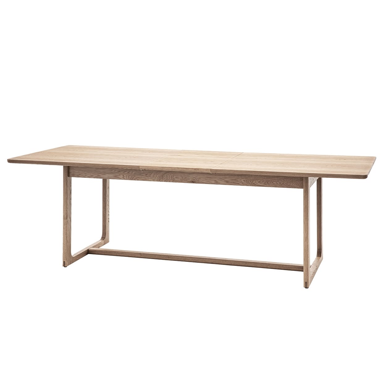 Craft Grey Wooden Extending Dining Table by Gallery Direct