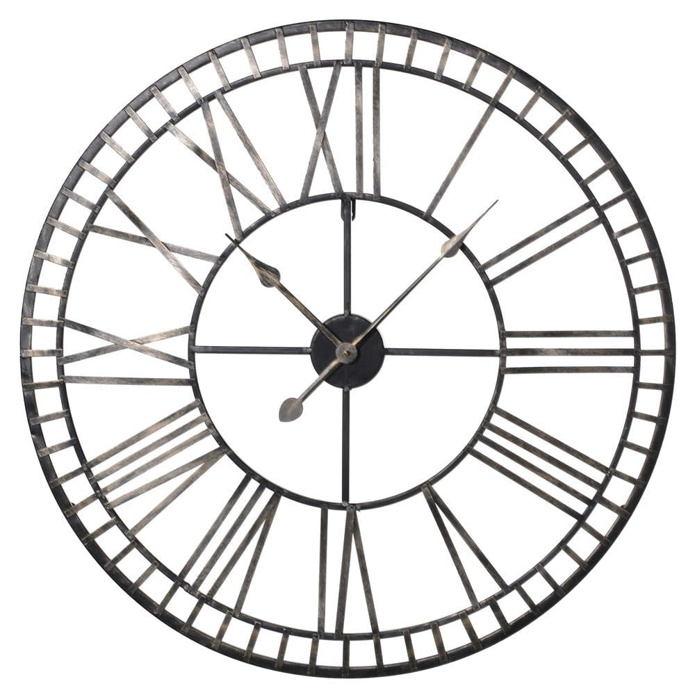 Metal Framed Wall Clock