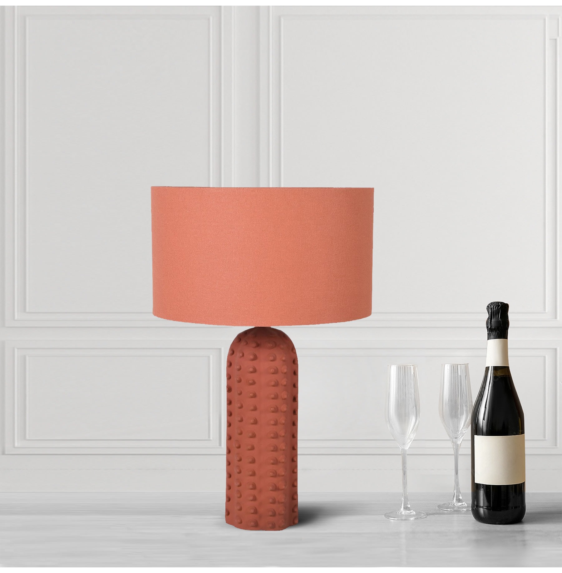 Ceramic Bobble Textured Table Lamp