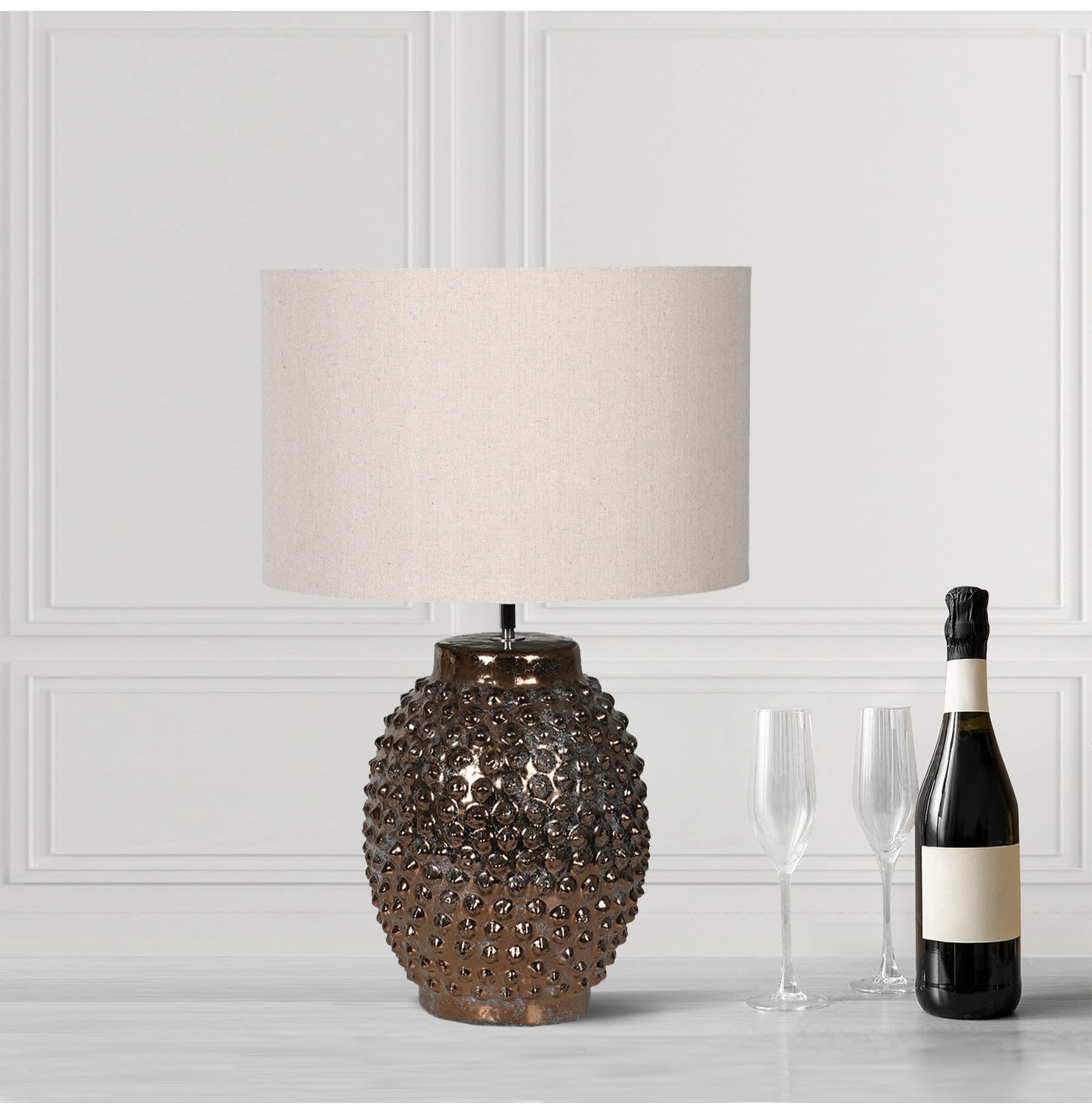 Studded Table Lamp