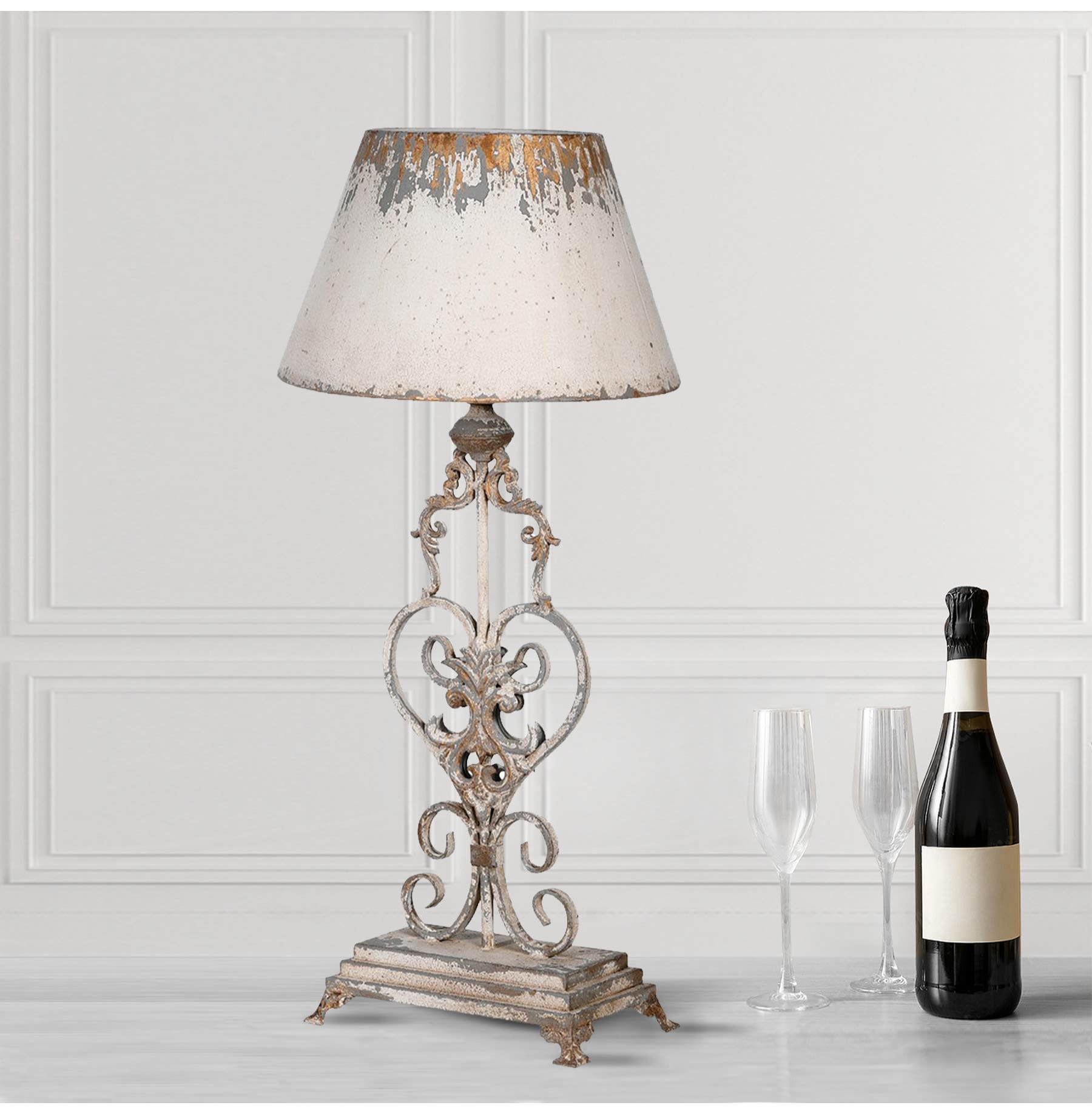 Ornate Shaped Table Lamp