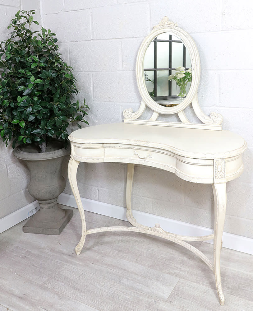 French Style Ivory Dressing Table