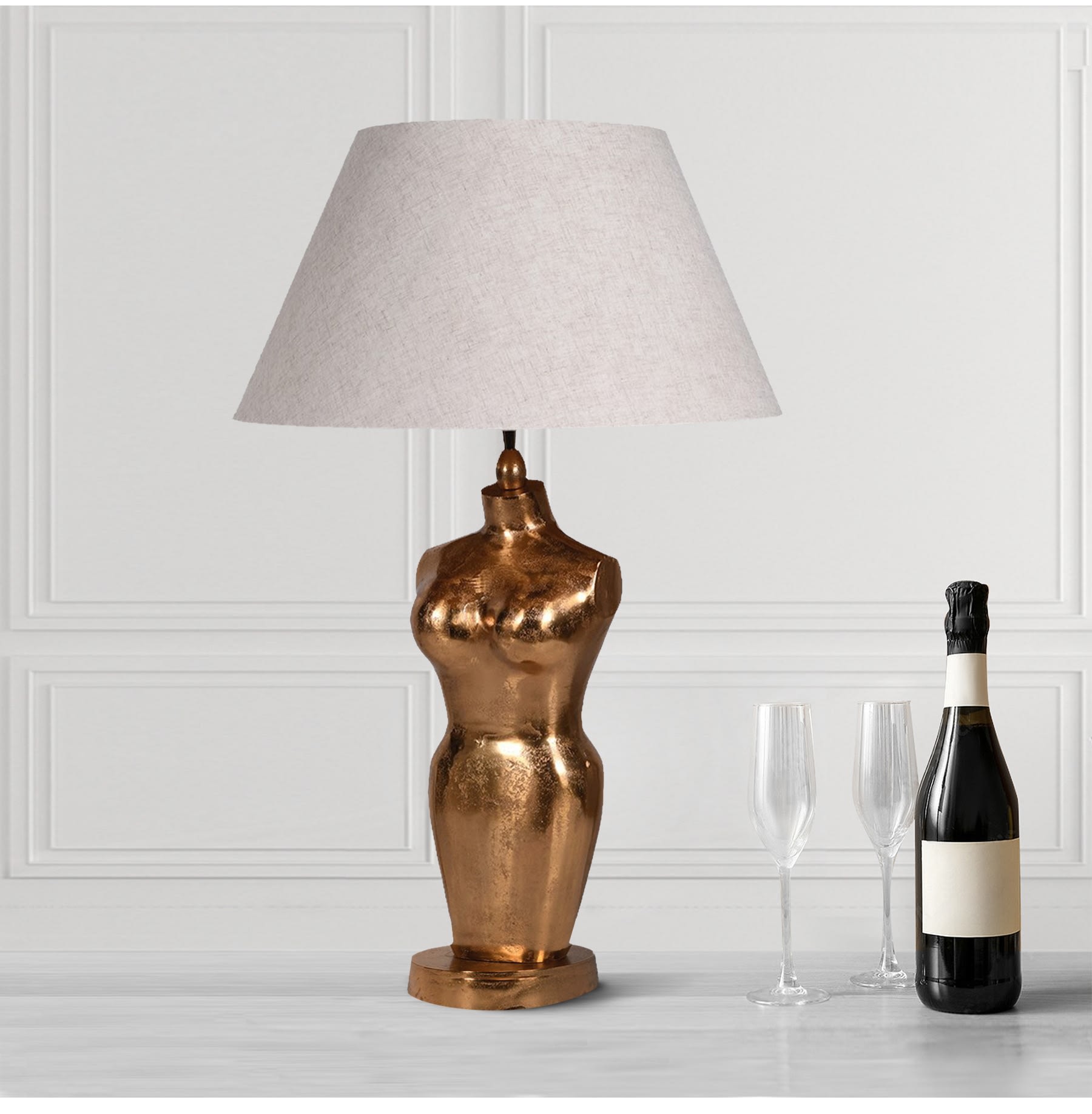 Golden Silhouette Table Lamp