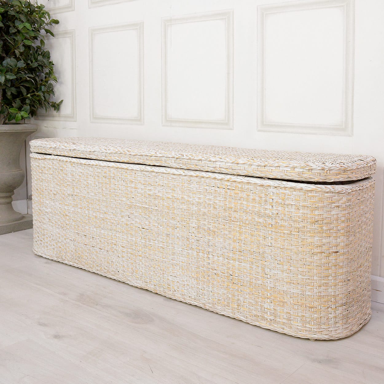 Fiji Rattan Ottoman