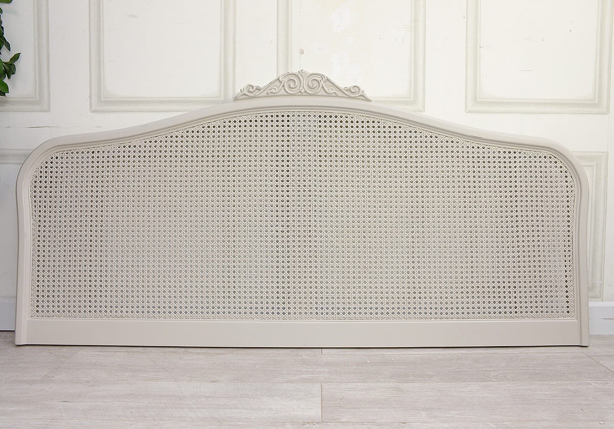 Willis & Gambier Etienne French Grey Rattan Headboard