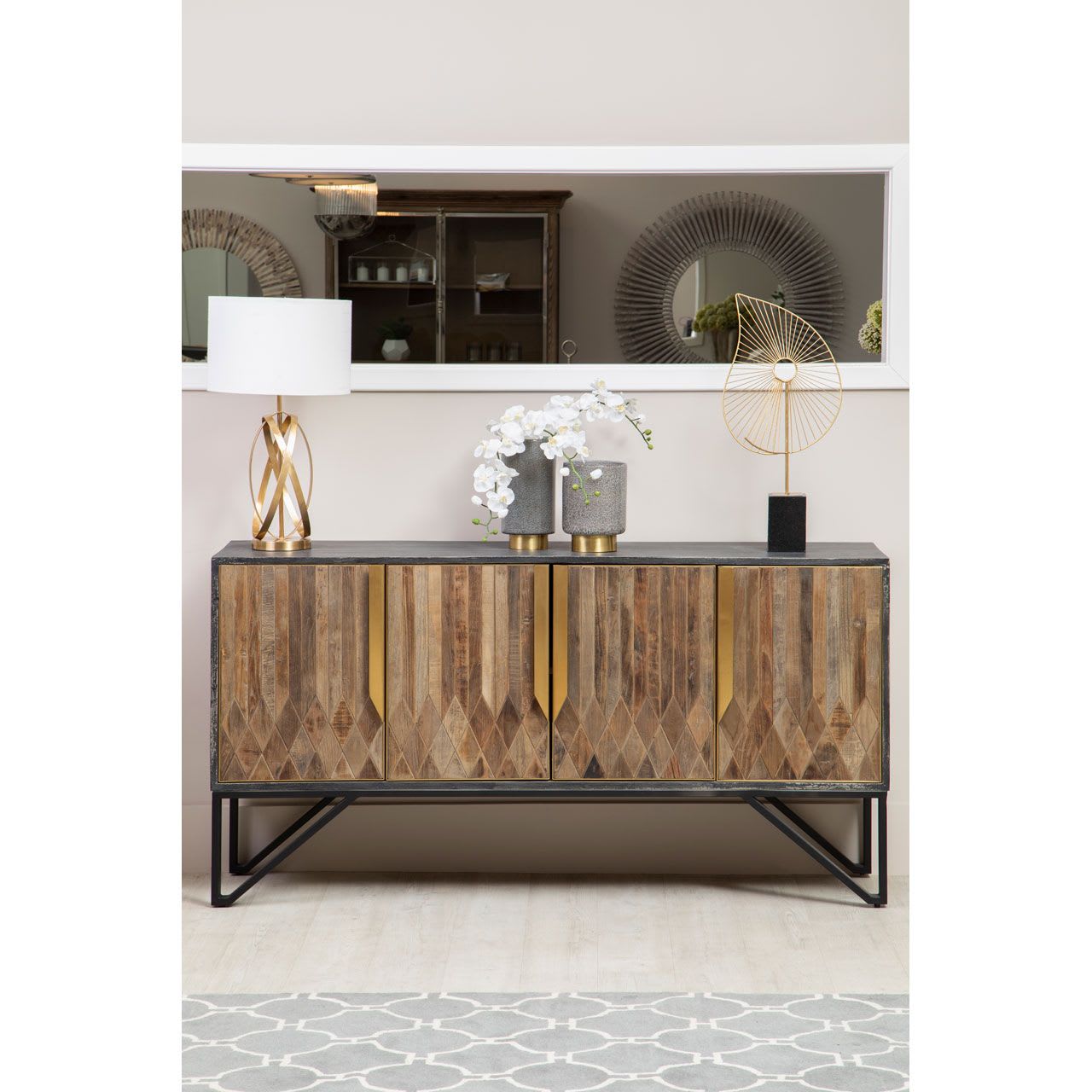 Zafra Recycled Wood Sideboard