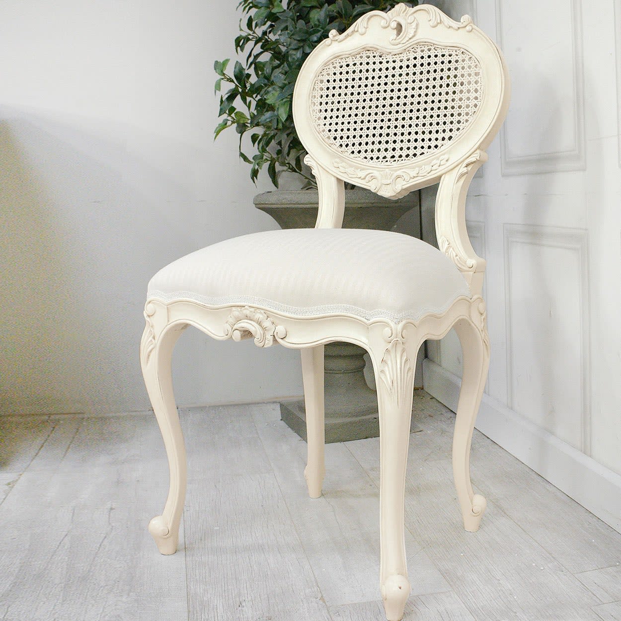 French Style Ivory Bedroom Chair