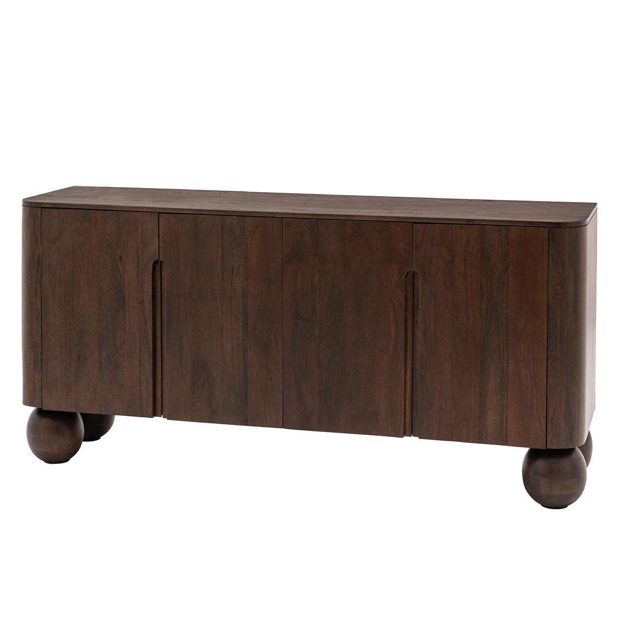 Sculpt Brown Wooden Sideboard by Gallery Direct